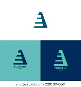 Simple and elegant Letter AE logo, with beautiful gradient colors. suitable for strengthening your business identity.