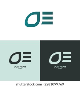 Simple and elegant Letter AE logo, with beautiful gradient colors. suitable for strengthening your business identity.