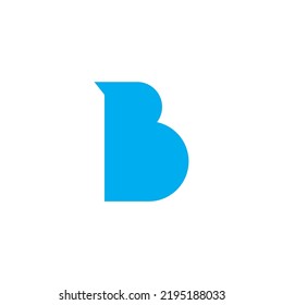 plantilla de logotipo de letra B simple y elegante. diseño vectorial B abstracto. icono B. adecuado para el logotipo comercial, marca, promoción de productos, marketing, empresa, etc.