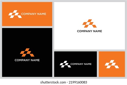 simple and elegant letter A logo