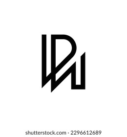 Letra simple y elegante concepto de diseño de logotipo R aislado en fondo blanco