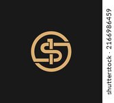 Simple Elegant Letter S1 Logo Design. Modern minimalist S1 creative initials based vector icon template

