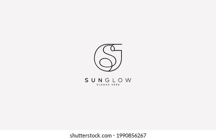 Simple Elegant Letter Type S Logo Design