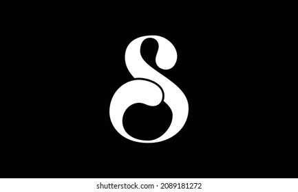 Simple Elegant Letter Type S Logo Sign Symbol Icon