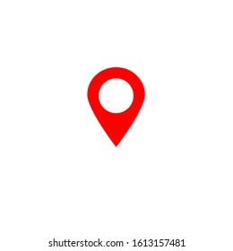 the simple elegant logo of destination red colour