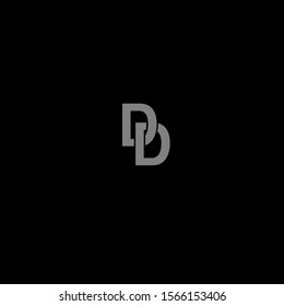 the simple elegant logo of letter D