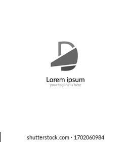 un sencillo y elegante logotipo de la letra d
