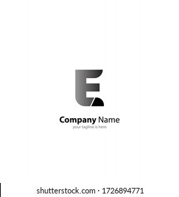 Simple Elegant Logo Letter E Stock Vector (Royalty Free) 1726894771 ...