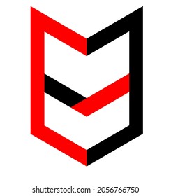 Simple elegant logo from letter E and E 