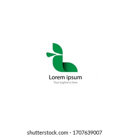 el sencillo y elegante logotipo de la letra L con fondo blanco