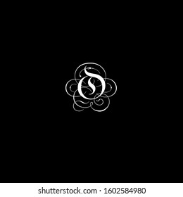 the simple elegant logo of letter o
