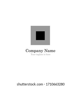 the simple elegant logo of letter o with white background