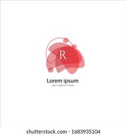 el sencillo y elegante logotipo de la letra T con fondo líquido abstracto y blanco