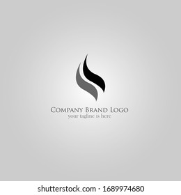 the simple elegant logo of letter s