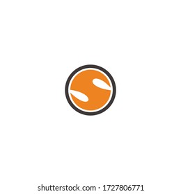 the simple elegant logo of letter s