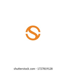 the simple elegant logo of letter s