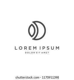 Simple Elegant Logo, Minimalist Logo, Line Art Style