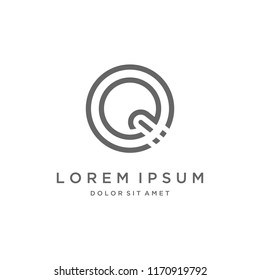 Simple Elegant Logo, Minimalist Logo, Line Art Style