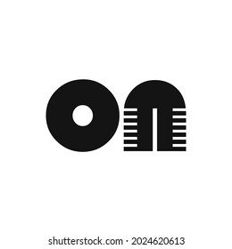 Simple and elegant logo podcast on, by combining the mic image on the letter n, so that it can be interpreted as podcast on.