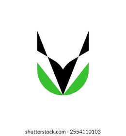 Simple and elegant minimalist doe logo, ideal for nature, wildlife, and modern brand design.