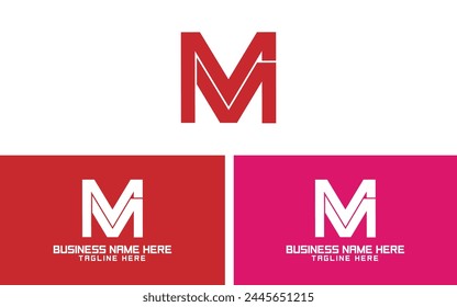 Simple elegant MM Logo Design