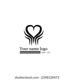A simple and elegant modern abstract logo