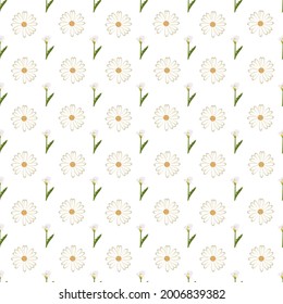 simple elegant modern flower pattern