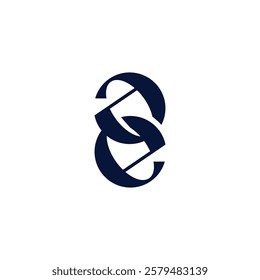simple and elegant monogram logo of letter A and E