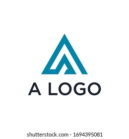 a simple elegant monoline logo