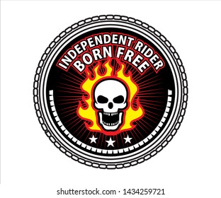 Simple &  Elegant, Motorcycle Club design for logos, symbols, colors, vests, member identities