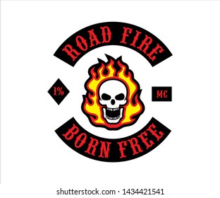Simple &  Elegant, Motorcycle Club design for logos, symbols, colors, vests, member identities