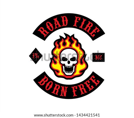 Simple &  Elegant, Motorcycle Club design for logos, symbols, colors, vests, member identities