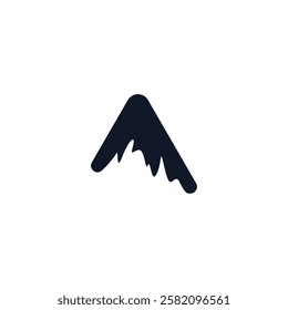 simple elegant mount logo design