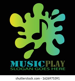 simple & Elegant Music Logo Desaign