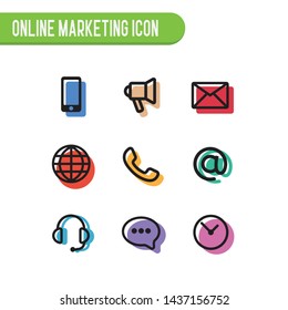 Simple and Elegant Online Marketing Icon