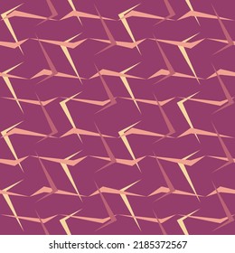 Simple and elegant ornament of abstract lines for decorating any surface. Seamless stroke pattern for prints, textile, web, advertising and any design projects.