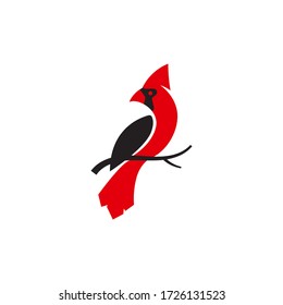 simple elegant Perch bird line art home real estate logo design inspiration. cardinal logo. Uses include real estate, cleaning or cleaners, nature trail, bird sanctuary, bird seed.