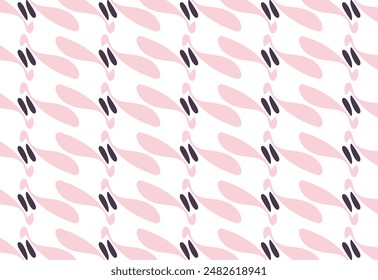 Simple and elegant pinkish vector floral pattern design
