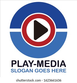 simple & Elegant play media logo