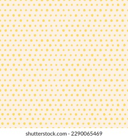 Simple and elegant polka dots pattern. Seamless vector pattern with small hand drawn dots. Classic dotted background