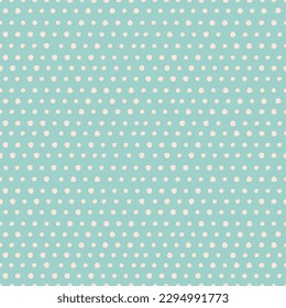 Simple and elegant polka dots pattern. Seamless vector pattern with small hand drawn dots. Classic dotted background