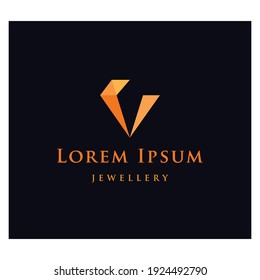 Simple and elegant polygonal design logo for your jewellery company.
