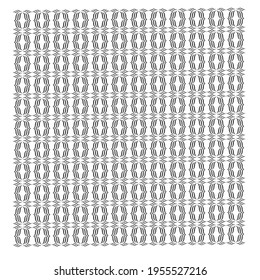 Sencilla ilustración vectorial de la letra de fondo del patrón l de tres capas, elegante, profesional y dinámico. 4000 x 4000 píxeles perfectos.