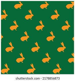 simple and elegant rabbit background vector template