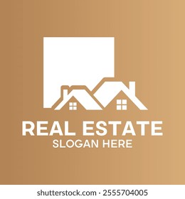 Simple and Elegant Real Estate Icon for Business Branding