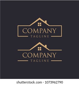 Simple And Elegant Real Estate Logo Design Template For Your Company