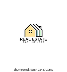 Simple but elegant Real Estate logo template