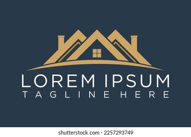 Plantilla De Diseño De Logotipo Inmobiliario Sencillo Y Elegante Para Su Empresa