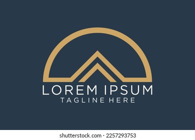 Simple And Elegant Real Estate Logo Design Template For Your Company