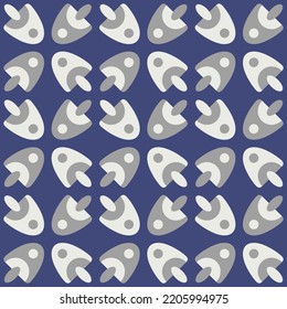 Simple and elegant rounded abstract ornament will decorate any surface or thing and make it attractive. Seamless pattern for prints, textile, web, advertising and any design projects.